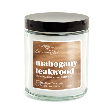 Jar Candle - Mahogany Teakwood